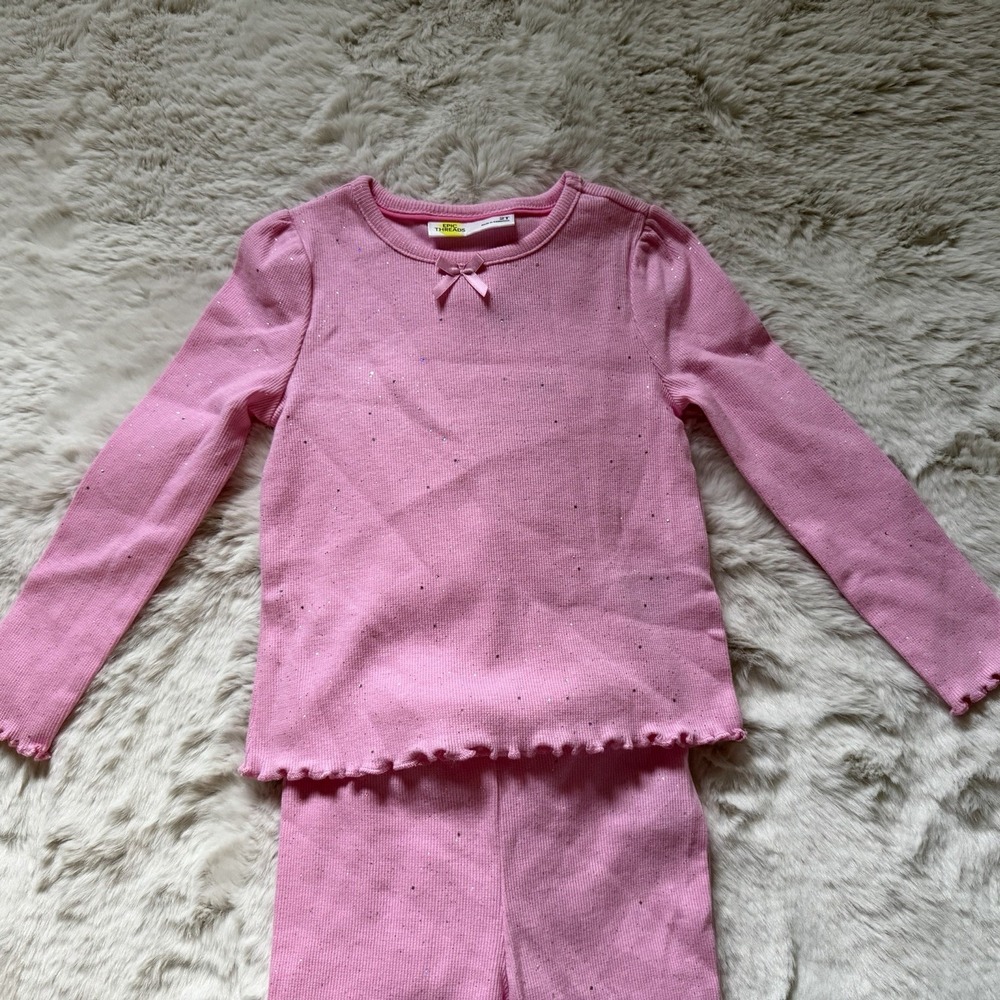 NEW Epic Threads Sparkle Rib Top & Pants 2T - Picture 3 of 3